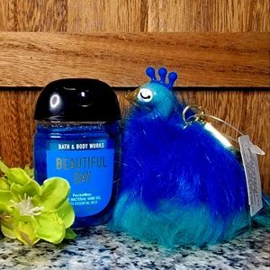 B&BW Peacock Pom Pocketbac Holder